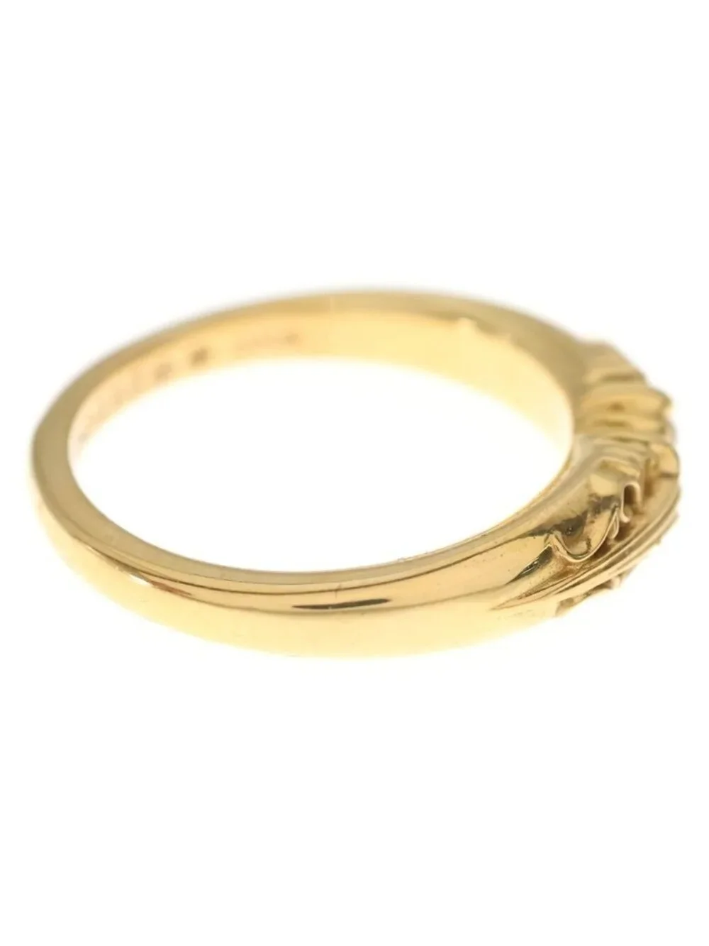 Chrome Hearts 22k Baby Clsc Classic K&t Ring Gold